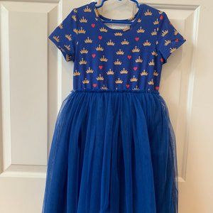 Taylor Joelle Blue Descendants-inspired asymmetrical tutu dress, size 7